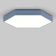 Akustik Deckenleuchten LED Deckenlampe Design Bürolampe Decke blau XAL HEX-O