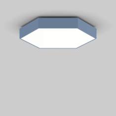 Akustik Deckenleuchten LED Deckenlampe Design Bürolampe Decke blau XAL HEX-O