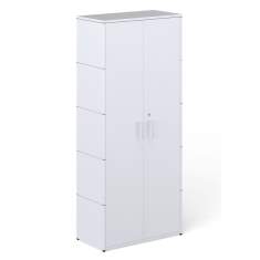 Türschrank weiss Türschreänke Büro Aktenschrank Embru eQ Flügeltürschrank