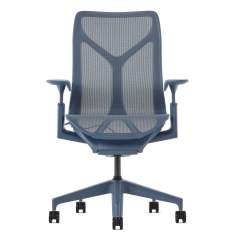 Drehstühle blau Drehstuhl mit Netzgewebe Büro Design Bürostühle mit Armlehnen Herman Miller, Cosm
