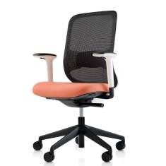 Büro Drehstuhl orange Drehstühle Netzgewebe Bürostuhl mit Armlehnen Orangebox Do better
