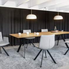 Besucherstuhl grau Besucherstühle Konferenzstuhl Flachrohr Vierbeinstuhl Konferenzstühle Girsberger Marel