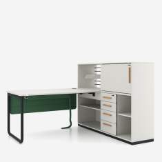 Schreibtisch Nowy Styl Play&Work mit modularer Stauraumeinheit