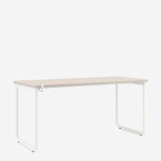 Schreibtisch Büro Schreibtische weiß ergonomisches Arbeiten weißer Bürotisch, moderne Büromöbel, Nowy Styl Play&Work Schreibtisch