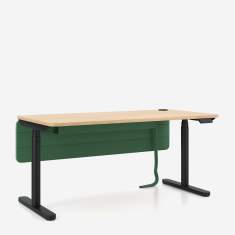 höhenverstellbarer Schreibtisch Büro Schreibtische weiß ergonomisches Arbeiten schwarz Bürotisch, moderne Büromöbel, Nowy Styl Play&Work Schreibtisch