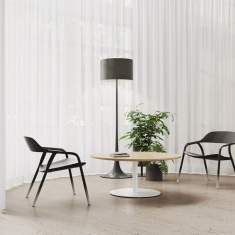 Loungestuhl schwarz Loungestühle Kunststoff Coalesse LessThanFive Lounge