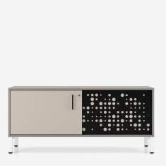 Designer Sideboard grau Büroschrank Büro Stauraum Nowy Styl CS5040 Sideboards
