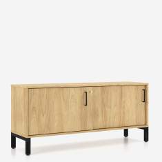 Designer Sideboard Holz Büroschrank Büro Stauraum Nowy Styl CS5040 Sideboards