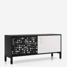 Designer Sideboard schwarz weiss Büroschrank Büro Stauraum Nowy Styl CS5040 Sideboards