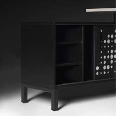 Designer Sideboard schwarz Büroschrank Büro Stauraum Nowy Styl CS5040 Sideboards