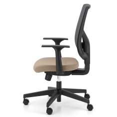 Büro Drehstuhl beige Bürostühle mit Armlehnen Drehstühle Netzgewebe SOHOS by Nowy Styl Nexter