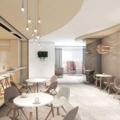 Besucherstuhl Holz Konferenzstühle Cafeteria Stühle, Nowy Styl Tauko