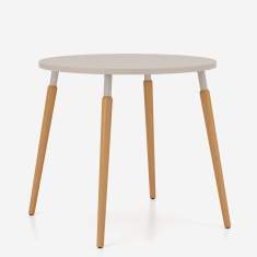 Kantinen Tisch Cafeteria Tisch Holz Oval Nowy Styl Tauko