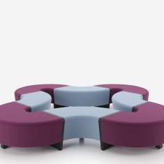 Lounge Sitzmöbel Modulare Sitzelemente Sitzinseln, Nowy Styl, Magnes II