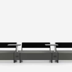 Lounge Sitzmöbel Modulare Sitzelemente Sitzinseln, Nowy Styl, Magnes II