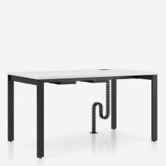 Bürotisch grau Bürotische Schreibtisch Büro Nowy Styl SQart