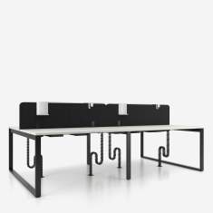Team-Tische Büro flexible Büromöbel Team-Tisch  Nowy Styl, SQart Workstation
