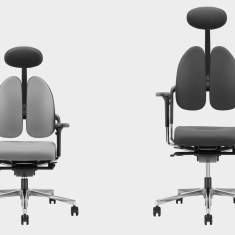 Bürostuhl mit Kopfstütze Bürodrehstuhl Drehstühle ergonomisch Nowy Styl xenium duo-back