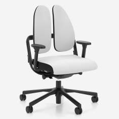 Bürostuhl weiss Bürodrehstuhl ergonomish Drehstühle Nowy Styl xenium duo-back