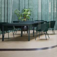 Loungesessel grün Sessel Lounge Besucherstuhl Nowy Styl Naudu