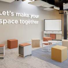 Polsterhocker Lounge Hocker Büro Nowy Styl Offa Sitzpoufs