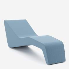 Loungemöbel Set Büroliege hellblau Lounge Liege Nowy Styl LinkUP