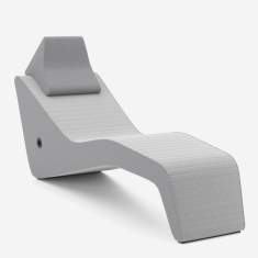 Loungemöbel Set Büroliege grau Lounge Liege Nowy Styl LinkUP