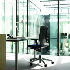 Büro Drehstuhltuhl Stoff schwarz Bürodrehstühle Wilkhahn, Neos Bürodrehstuhl
