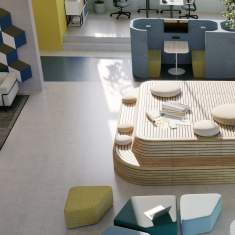 Sofa grau Loungesofa Lounge Assmann Büromöbel Sitzmöbel Consento | Cucco