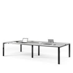 Gruppenarbeitsplatz Büro Team-Tisch Besprechungstisch Team-Tische Besprechungstische Konferenztisch Assmann Büromöbel Solos Bench Tische