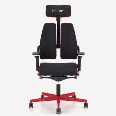 Gaming-Stuhl rot Gaming-Stühle drehbar Nowy Styl XiliumG Duo-Back
