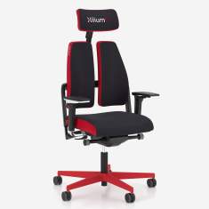Gaming-Stuhl rot Gaming-Stühle drehbar Nowy Styl XiliumG Duo-Back
