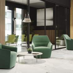 Clubsessel mint grün Loungemöbel Büro Loungesessel Design profim, Chic