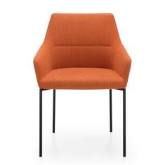 Stuhl orange Besucherstuhl Lounge Sessel Loungesessel profim, Chic