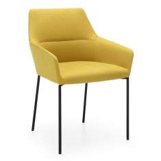 Stuhl gelb Besucherstuhl Lounge Sessel Loungesessel profim, Chic