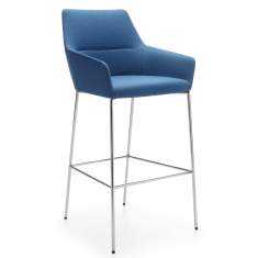 Barstuhl blau Barstühle Profim Chic Barhocker