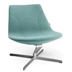 Lounge Sessel Büro Clubsessel Stoff türkis Loungemöbel profim, Chic Lounge