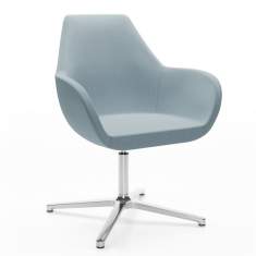 Loungesessel blau Büro Clubsessel Design Loungemöbel,, profim, Fan