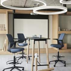 Drehstuhl blau Counterstühle profim TrilloPro Counterstuhl