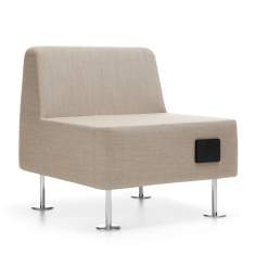 modulare Sitzmöbel Lounge modular Polstermöbel, profim, Wall In - Wartemöbel