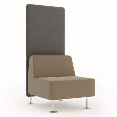 modulare Sitzmöbel Lounge modular Polstermöbel, profim, Wall In - Wartemöbel