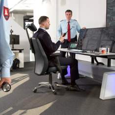 Ergonomischer Bürostuhl schwarz Bürodrehstuhl ergonomisch Büro, BMA-Ergonomics, axia focus 24/7