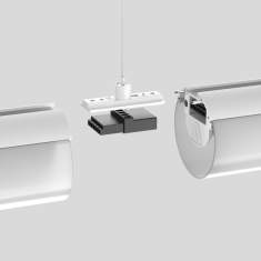 Lichtsystem Pendelleuchte Lichtsysteme XAL Tubo | Seta 60 CONEX