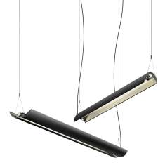 Büro Deckenlampen Design Längliche Pendelleuchten Design LED Büroleuchte Belux, UPDOWN