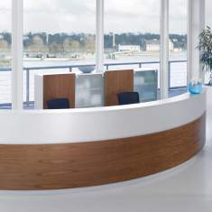 Empfangstheke Holz Empfangstheken Büro, Hund, Entreo