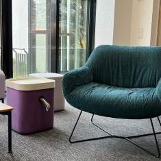Loungesessel grün Sessel Lounge Viasit Calyx Lounge