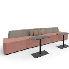 Beistelltisch schwarz Beistelltische Viasit Organic Link Tisch