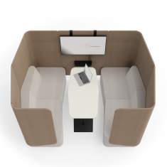 Beistelltisch weiss Beistelltische Viasit Organic Link Tisch