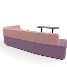 Polsterbank Lounge Sitzmöbel Sitzbank Viasit Organic Link Bank