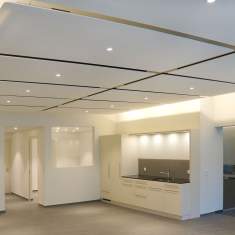 Akustikelemente, acousticpearls, Akustik Deckenelemente FIBER ceiling
